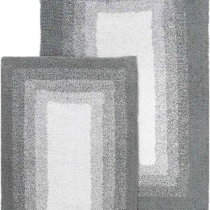 Bathroom Rug Set Machine Washable Bathroom Rug-17 X24 Bath Rug- 21 X34 Sage